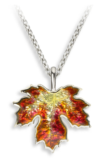 Triple maple leaf necklace | Twigg Jewellery